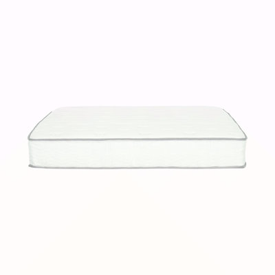 9 In. Full Size Pocket Coil Spring Mattress In A Box, Pressure Relief Low Motion Tranfer Technology, White