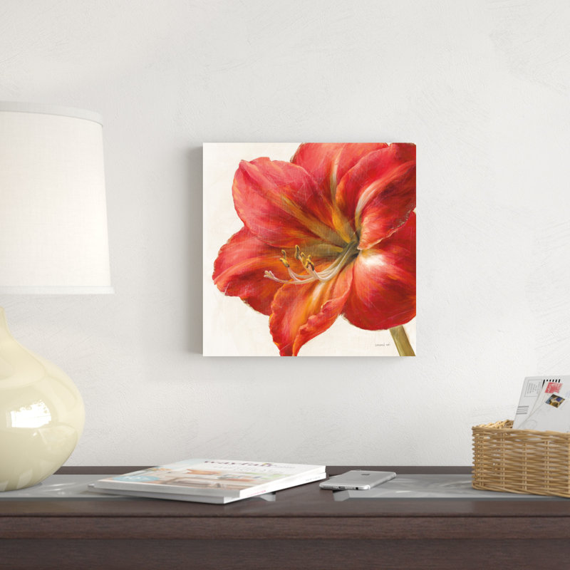 Amaryllis vif, H 12 po x l 12 po x P 1,25 po