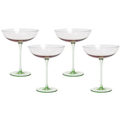 Dekayla 250ml Handmade Martini Glass Set