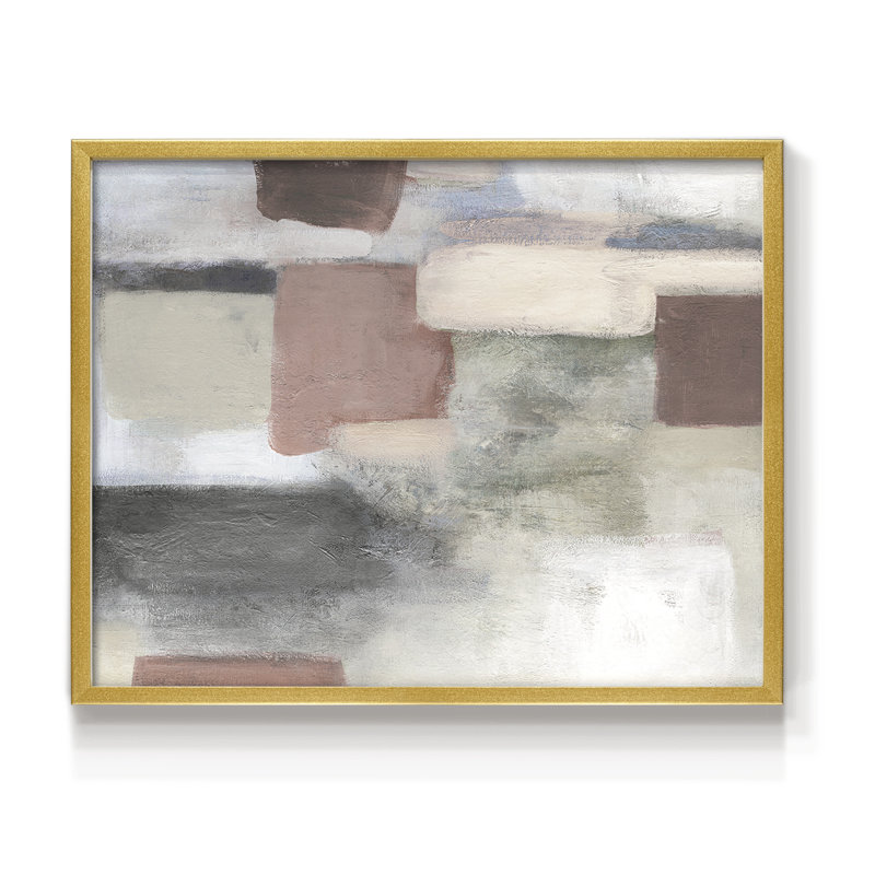 Bright Pastel -Framed Print - Restickable, 8" H x 10" W, Gold