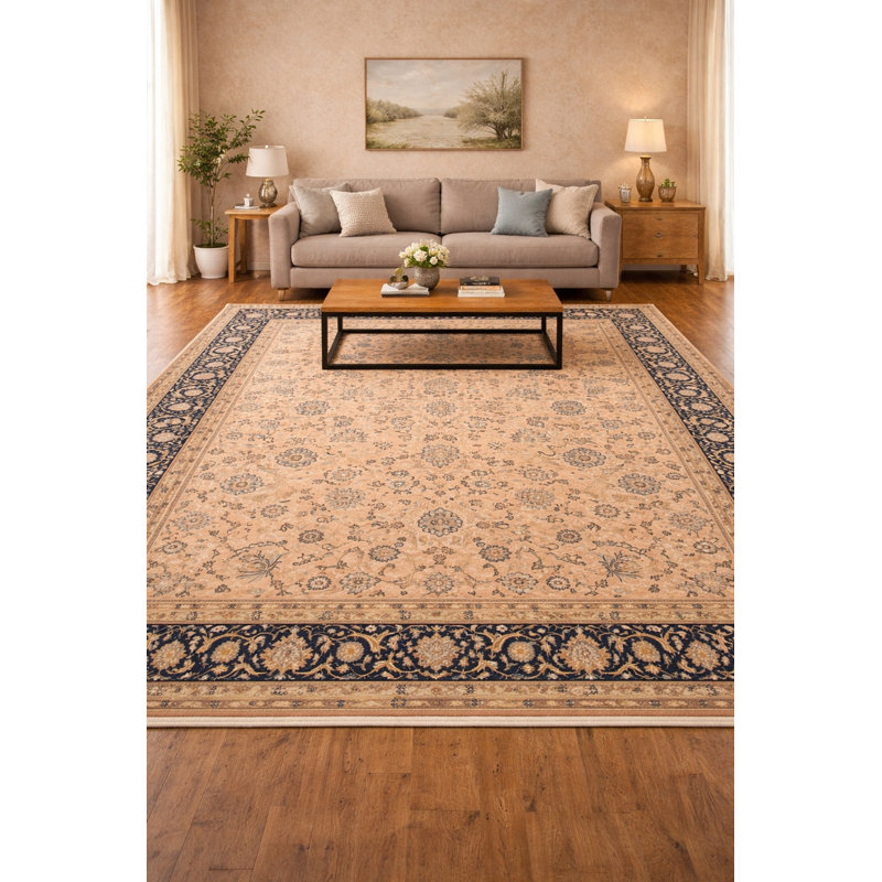 Tapis rectangulaire en laine 9 pi x 12 pi 3 po