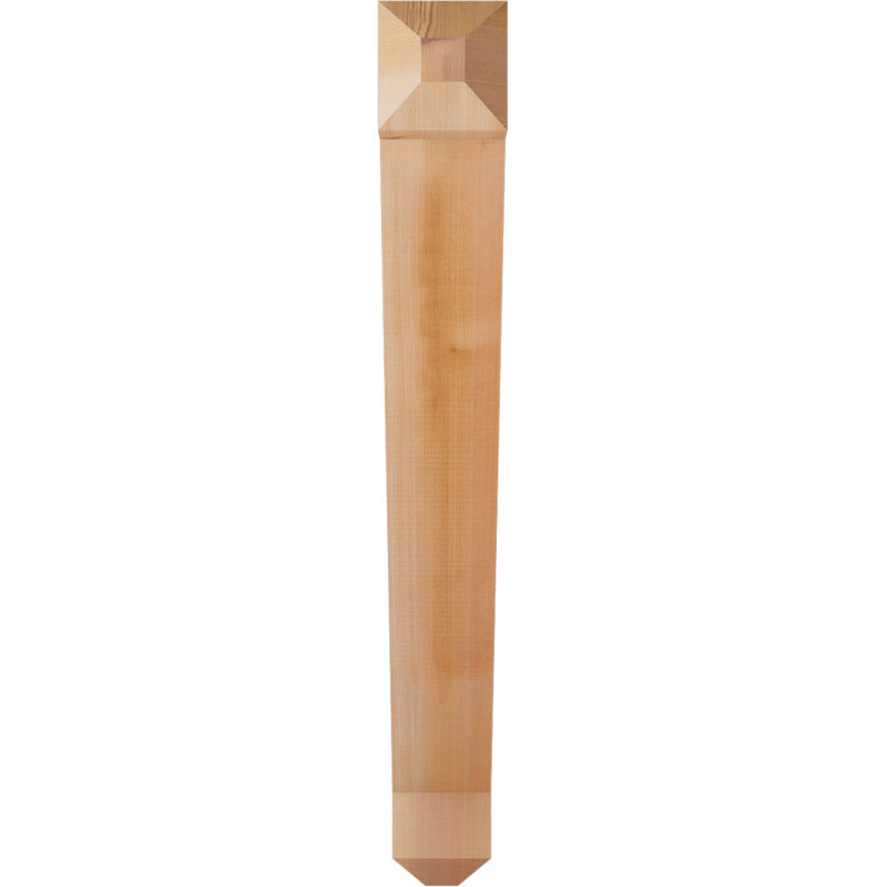 Support pour artisan traditionnel, H 32 po x l 3,5 po x P 32 po, Cèdre rouge de l'Ouest (lisse)