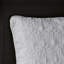 Couvre-lit réversible gris très grand avec matelassage et rembourrage en coton prélavé