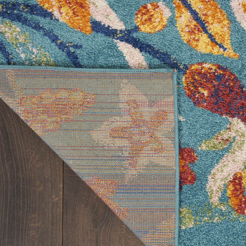Actis Floral Indoor Rug, Rectangle 5'3" x 7'3"