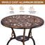 Outdoor 3-Piece Cast Aluminum Iris Bistro Set-972661829