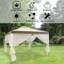 10 Ft. W x 10 Ft. D Steel Patio Gazebo