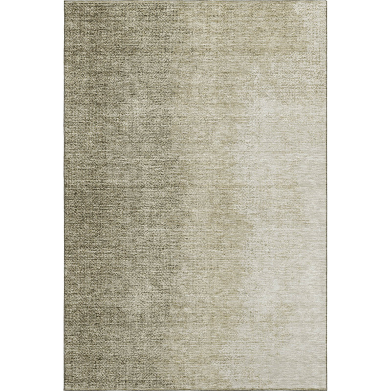 Premium Machine Washable Prisco Brown Rug, Rectangle 2'6" x 3'10"