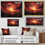 Coucher de soleil sur le feu, art mural Sky-2136519630-2136519631