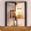 Calena 163 cm H x 33 cm W Corner Bookcase-1820705727