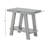 Contemporary Shelf Side Table in Gray