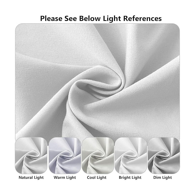 Ranarda Cotton Blend Percale Flat Sheet, White, Single (3')
