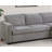 L-Shaped Sectional Sofa 2pc Square Arms Plastic Legs right Arm Chaise Left Arm Sofa-936074941