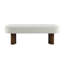 Banc rembourré moderne de 51 po pour chambre à coucher, salle à manger et espace de vie-1251787192