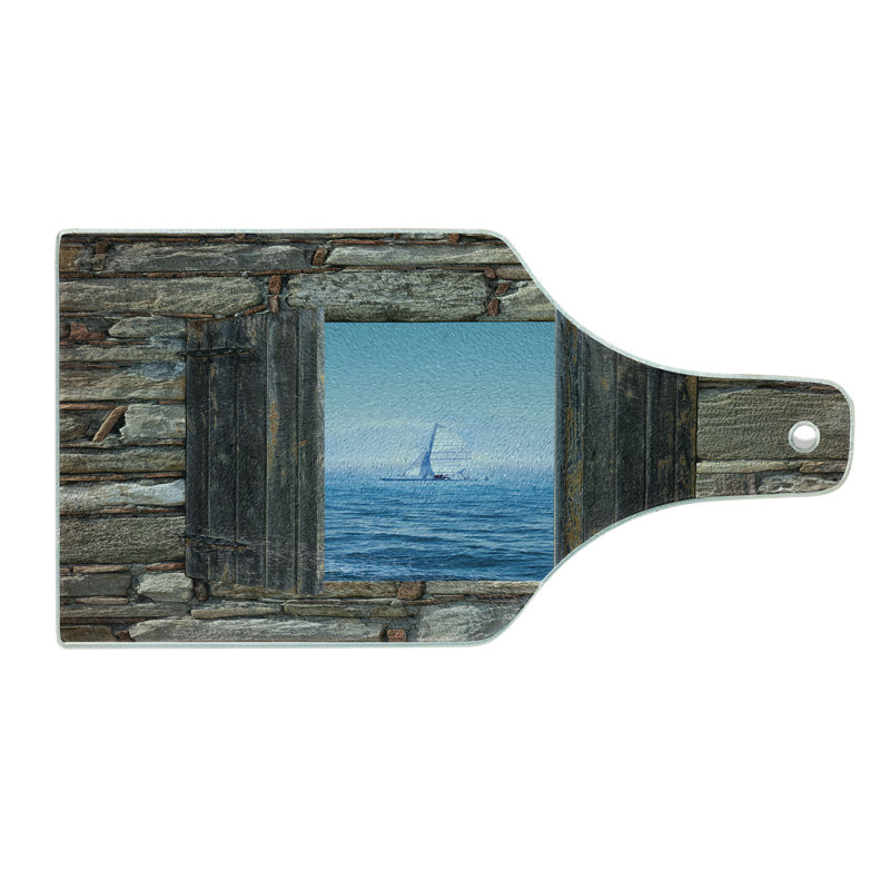 Planche à découper en verre trempé Ambesonne