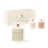 Ensemble de bougies parfumées noix de coco + eucalyptus + cannelle
