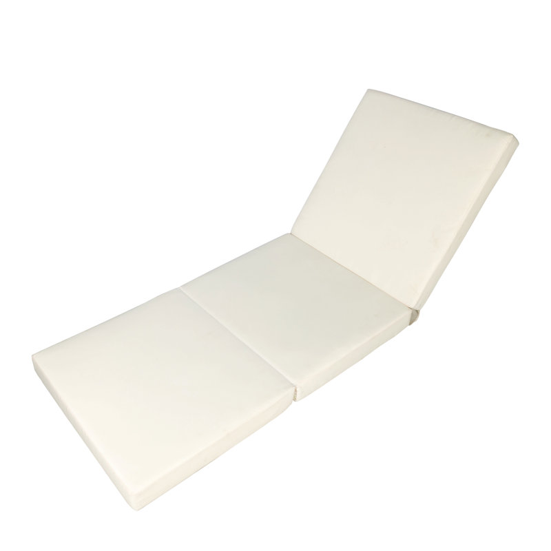 Broadway/Ian Chaise Lounge Cushion (Three Folds), Cream