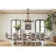 Lustre empire à 6 lumières de style bougie avec accents perlés Wibeke-1317573507