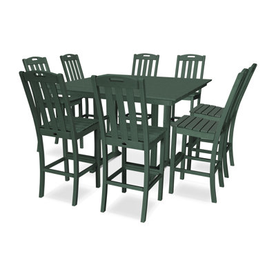 Yacht Club 9 Piece Bar Height Dining Set