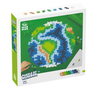 Plus-Plus par numéro - 800 pièces terre