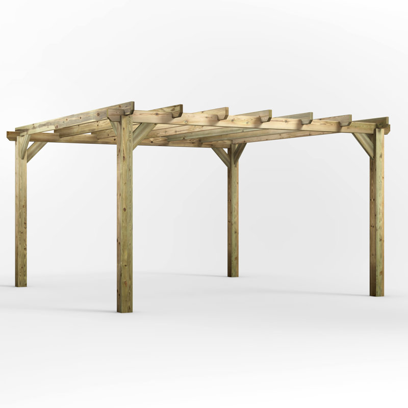 Powersheds 14 x 14ft Timber Pressure Treated Pergola