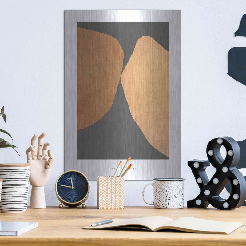 «Art Simplicity 4» par Design Fabrikken, Corrigan Studio®, art mural en métal, MTL-14819, H 16 po x l 12 po