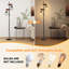 Tapatha Vintage Floor Lamp with 2 Lights, Industrial Standing Reading Light, Bedroom, Living Room