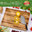 Planche à découper en bois de teck de qualité supérieure avec grain de bord BEEFurnI-984031760