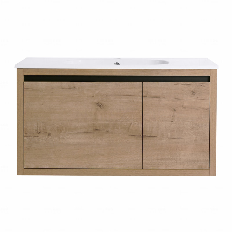 Meuble-lavabo mural 36 po avec lavabo gel