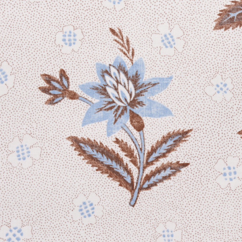 Tissu Colline, Delft / sépia