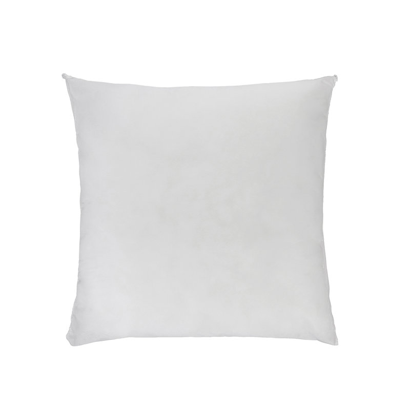 White Square Euro Pillow Insert, 40cm H x 40cm W