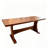 Mid-Century Rectangular Dining Table, 67.7" 300lbs Heavy Duty Brown Wood Grain MDF Table with Stable Trestle Base