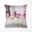 Pop Art Pink Lips Throw Pillow-135800082