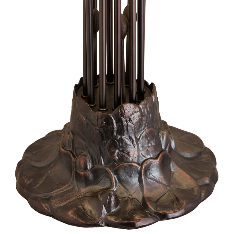Table Lamp, Yellow and Green