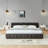 Upholstered Bed,Comfortable Upholstered Bed Frame, Chenille Fabric, With Headboard And Solid Bed Frame. With Drawer For Storage(90.5"*80.5"*31")-114221387