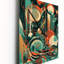 Janitta - Horloge murale Mid-Century abstraite-1901885662