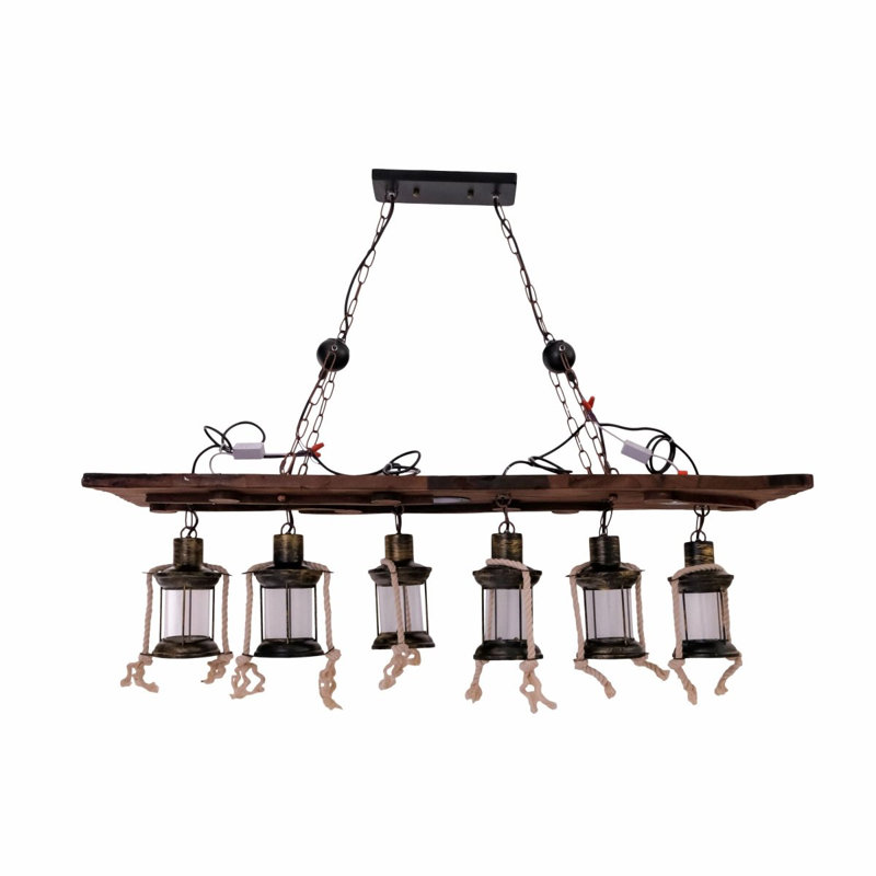 Wilmington 6 - Light Lantern Chandelier