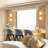 Double Glass Dimmable Armed Sconce-585618579
