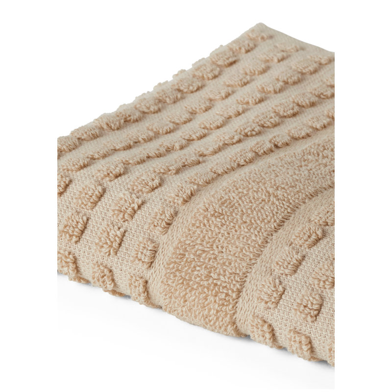 Organic 100% Cotton Plush Washcloth, Sand