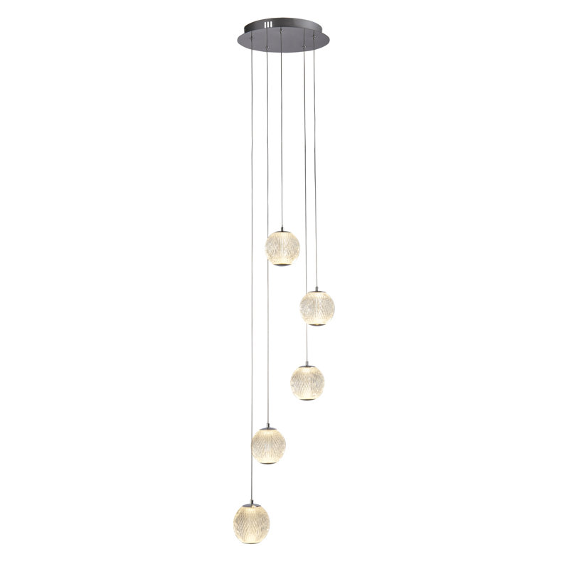 Caselyn 5 - Light Unique/Statement LED Chandelier