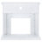 Norcott 45.5'' W White Electric Fireplace