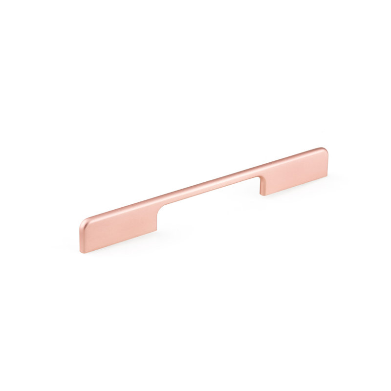 Poignée barre 5 1/32 po en aluminium, Rose mat