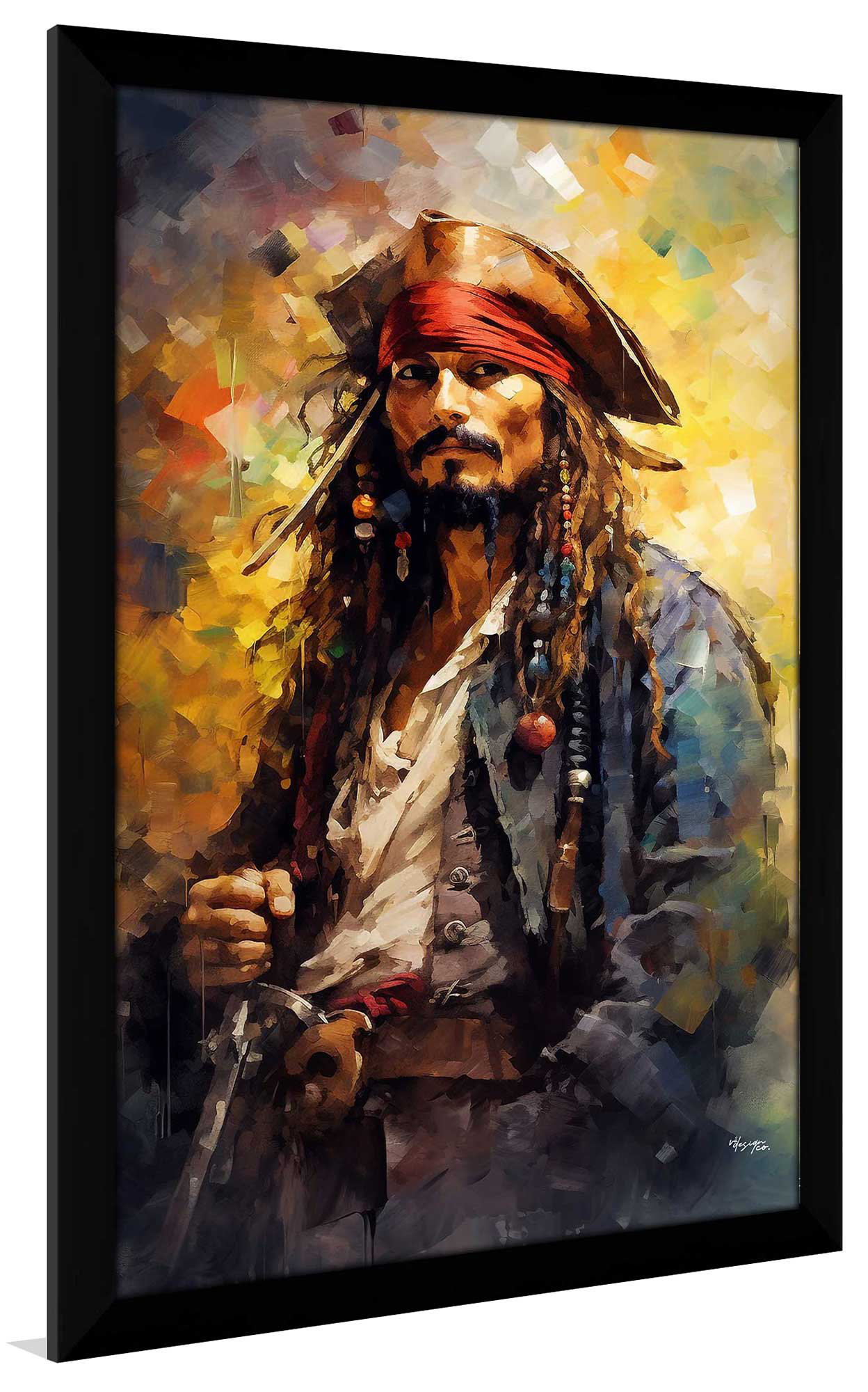 jack sparrow painting