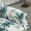 Fauteuil d'appoint à oreilles de style Mid-Century moderne avec pieds en bois robustes et haut dossier-767936589