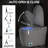 Portable Intelligent Bidet Toilet With Heated Seat, Auto Flush, And Remote Control - Siphonic Jet, Battery Backup, Instant Warm Water Open/Close, Air Drying, Seat Temperature Adjustment Jet For