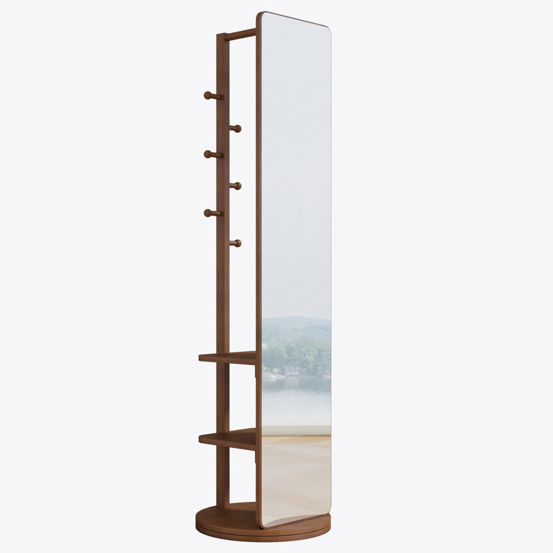 Full-length Mirror, 68.8" x 19.6", Walnut