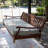 Wrenn Mahogany Wood Porch Swing Bed