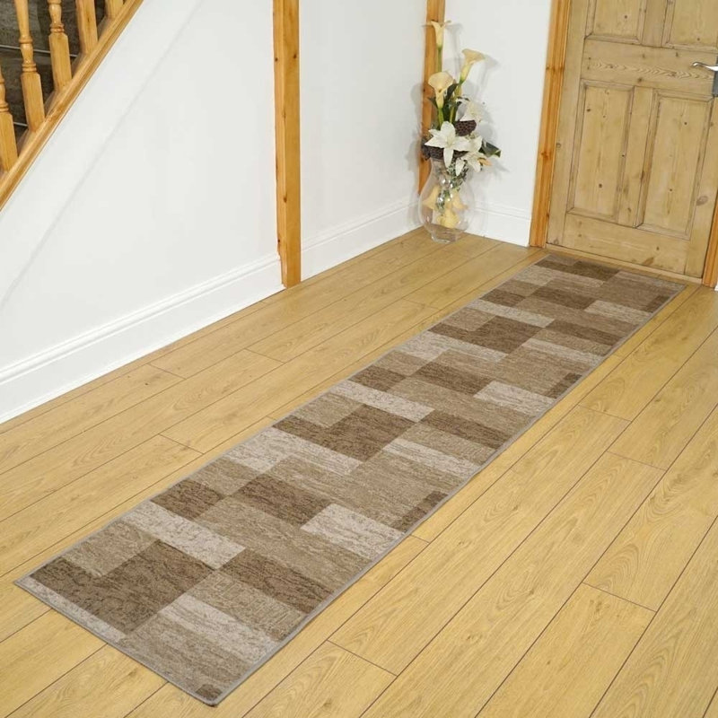 Runner Tunay Geometric Hand Hooked Area Rug, Runner 66 x 150cm