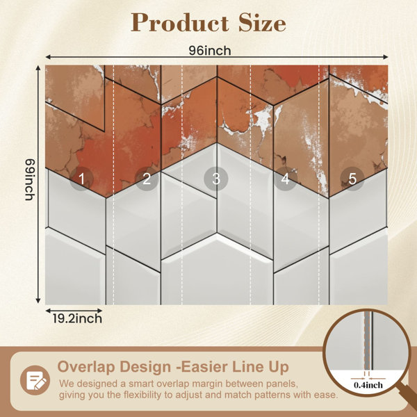 Red Barrel Studio Futuristic Peel and Stick Wallpaper Abstract ...