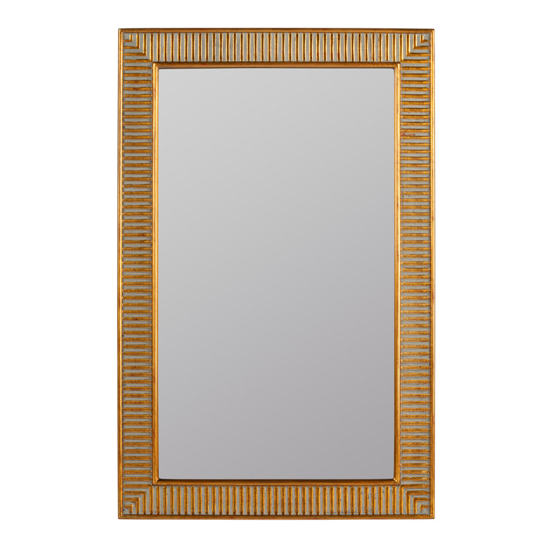 Antique Gold Metal Surface Mount Medicine Cabinet