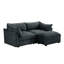 Canapé modulaire en L avec repose-pieds mobile-2083257754
